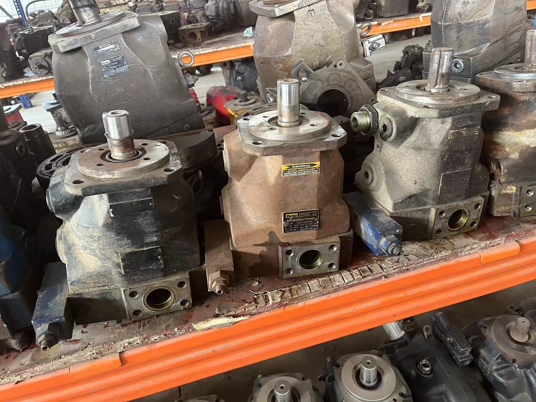 Rexroth Parker Eaton Denison et al Hydraulic Pumps Used Volvo Kubota Hyundai Kobelco Doosan BDSCH YUKEN Vickers Atos Sumitomo