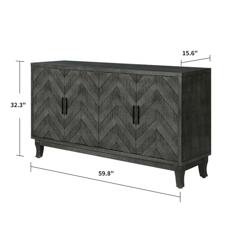 sideboards,Lacquered Accent Storage 4 Door tv  cabinet  living  room,sideboards  buffet cabinets,Free US shipping