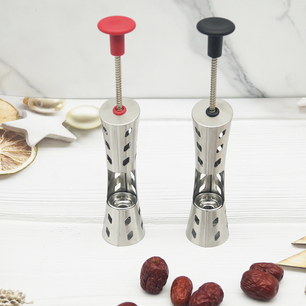 Durable Cherry Stoner Fruit Pit Corer Kitchen Tool 304 Stainless Steel Cherry Seed Remover Premium Cherry Pitter Remover Tool