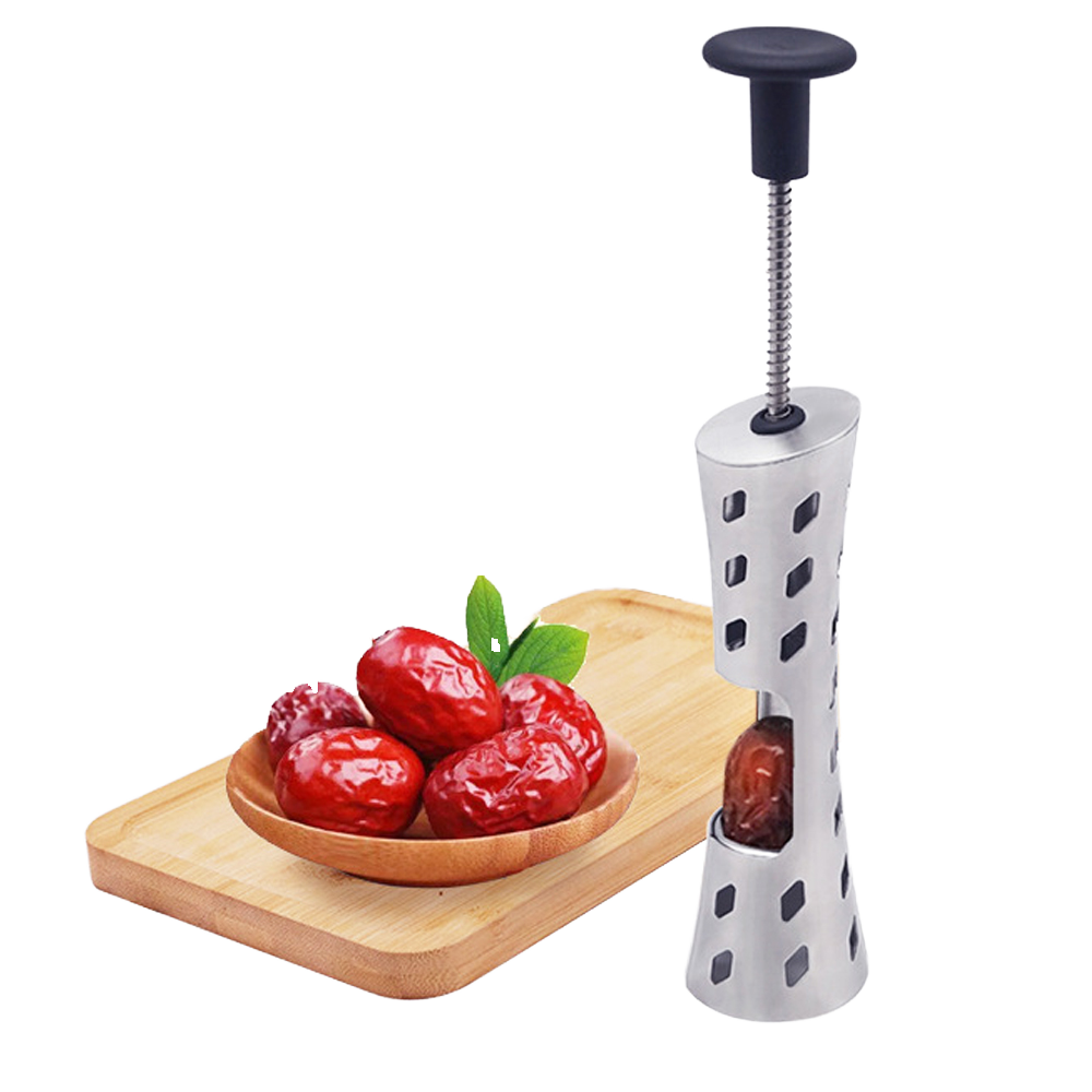 Durable Cherry Stoner Fruit Pit Corer Kitchen Tool 304 Stainless Steel Cherry Seed Remover Premium Cherry Pitter Remover Tool