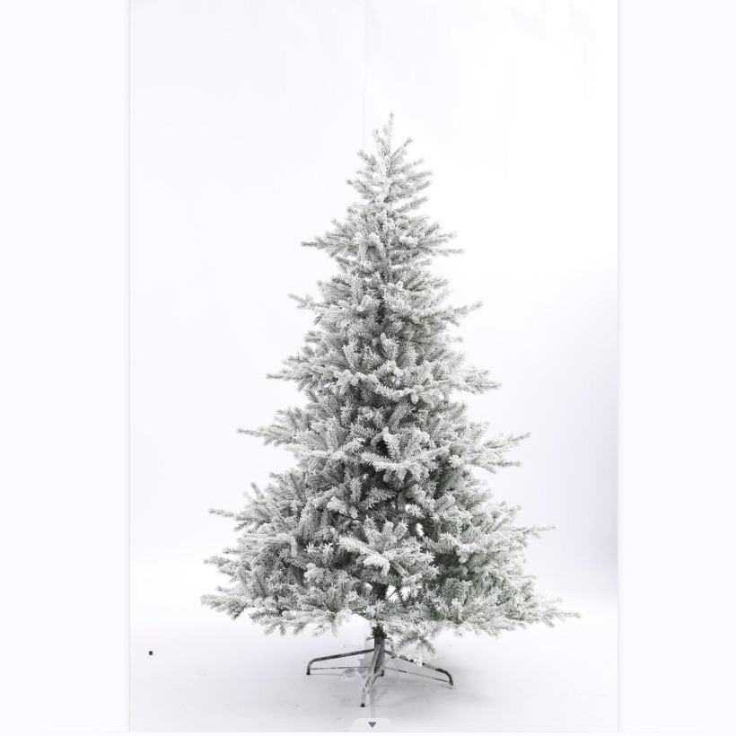 7ft Luxury Snow Flocked  Artificial Christmas Tree Wholesale New Design Xmas Tree for Holiday Decorations