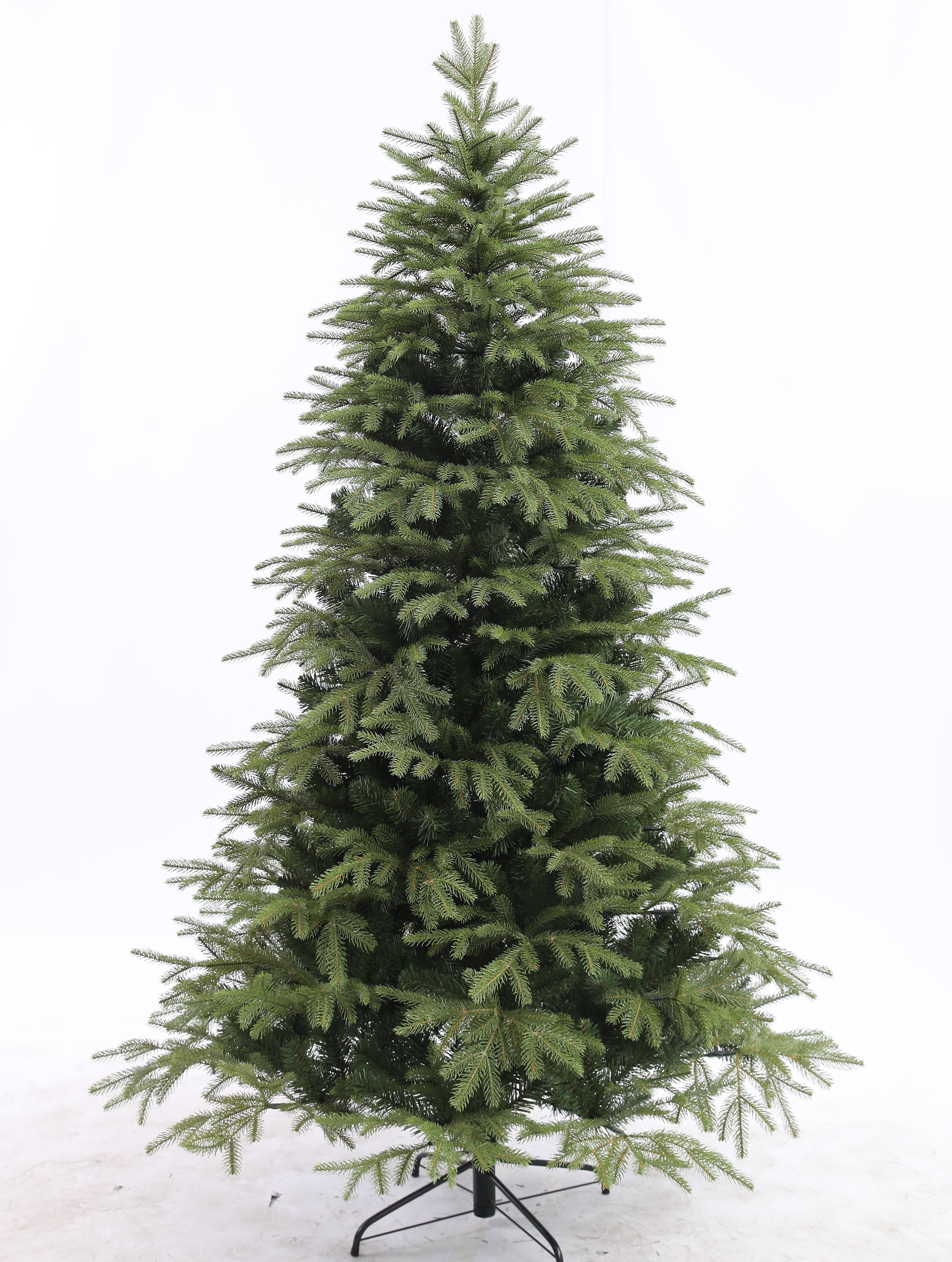 Very Nice Natural Green White Snow Christmas Tree With Pine Needle For Festival Celebration Decoration