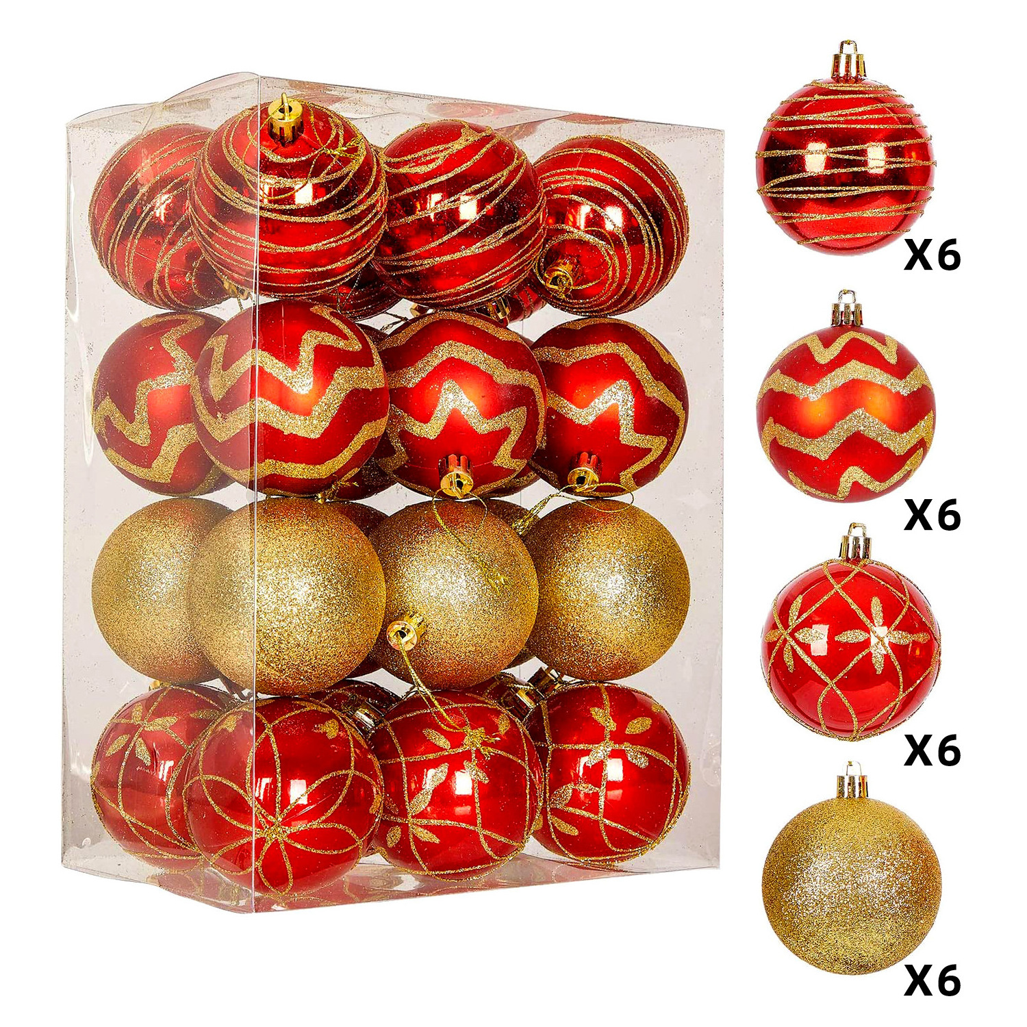 blow mold 6cm Plastic christmas Ball decorations for the xmas tree pendants