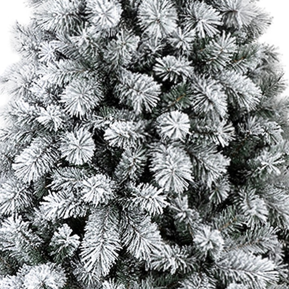 White Glitter Flocked Artificial PVC Christmas Tree Arbol de Navidad Xmas Party Tree Decorations