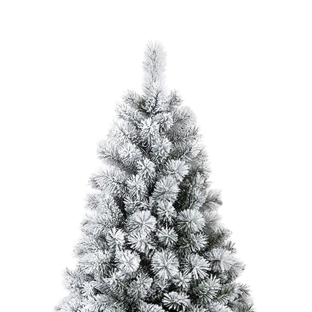 White Glitter Flocked Artificial PVC Christmas Tree Arbol de Navidad Xmas Party Tree Decorations