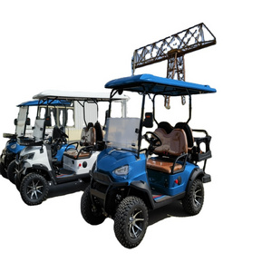 2024 New Cheap 4 Passenger Electric Golf Cart Mini Tour Bus Tourist Shuttle Sightseeing Car Golf Buggy