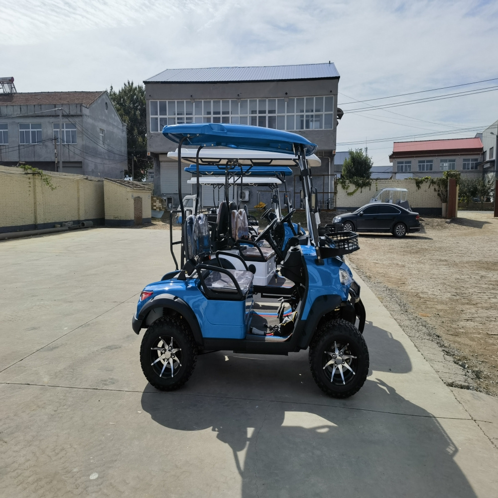 2024 New Cheap 4 Passenger Electric Golf Cart Mini Tour Bus Tourist Shuttle Sightseeing Car Golf Buggy