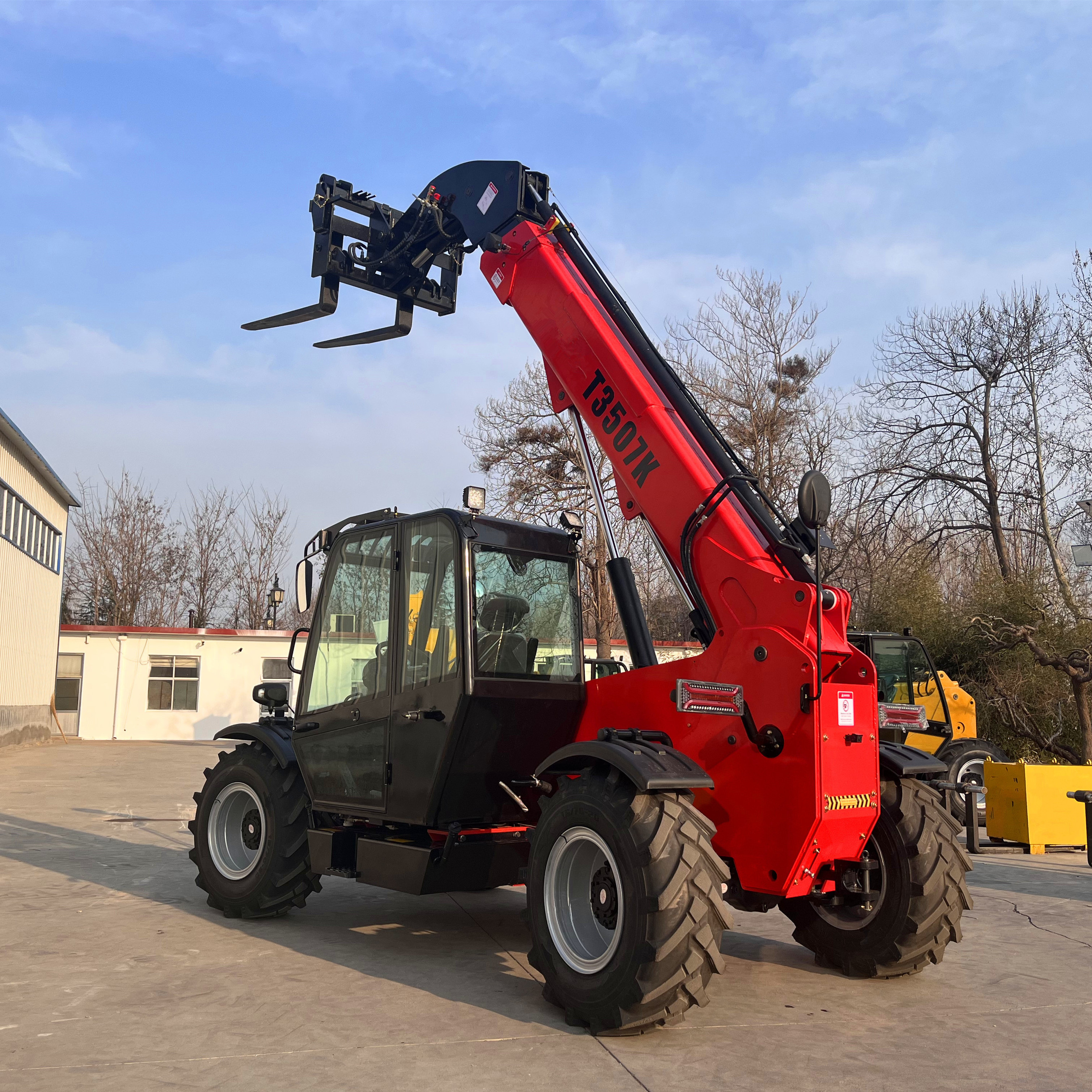 telehandler telescopic loader 3t capacity forklift crane jib boom for forklift attachment