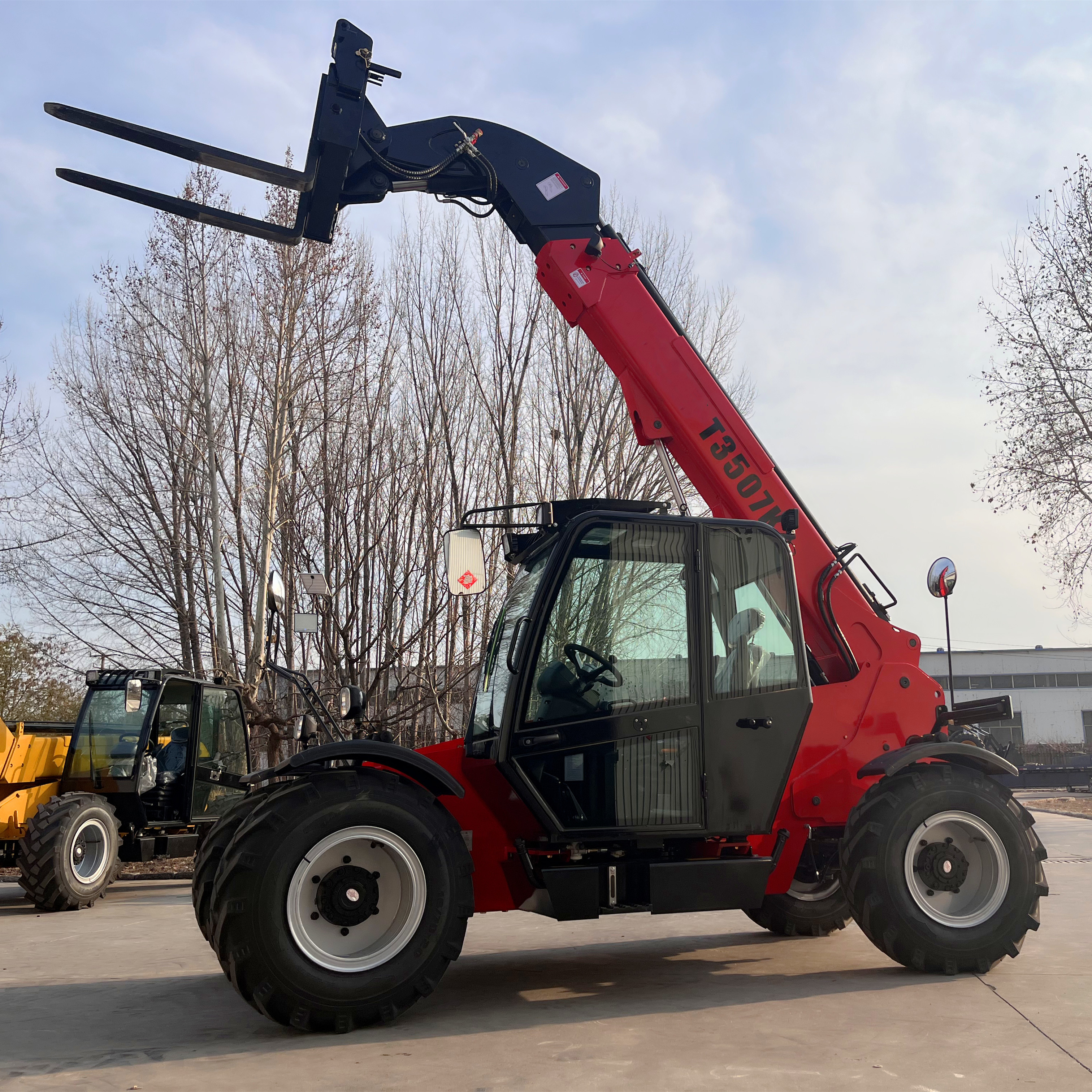 telehandler telescopic loader 3t capacity forklift crane jib boom for forklift attachment