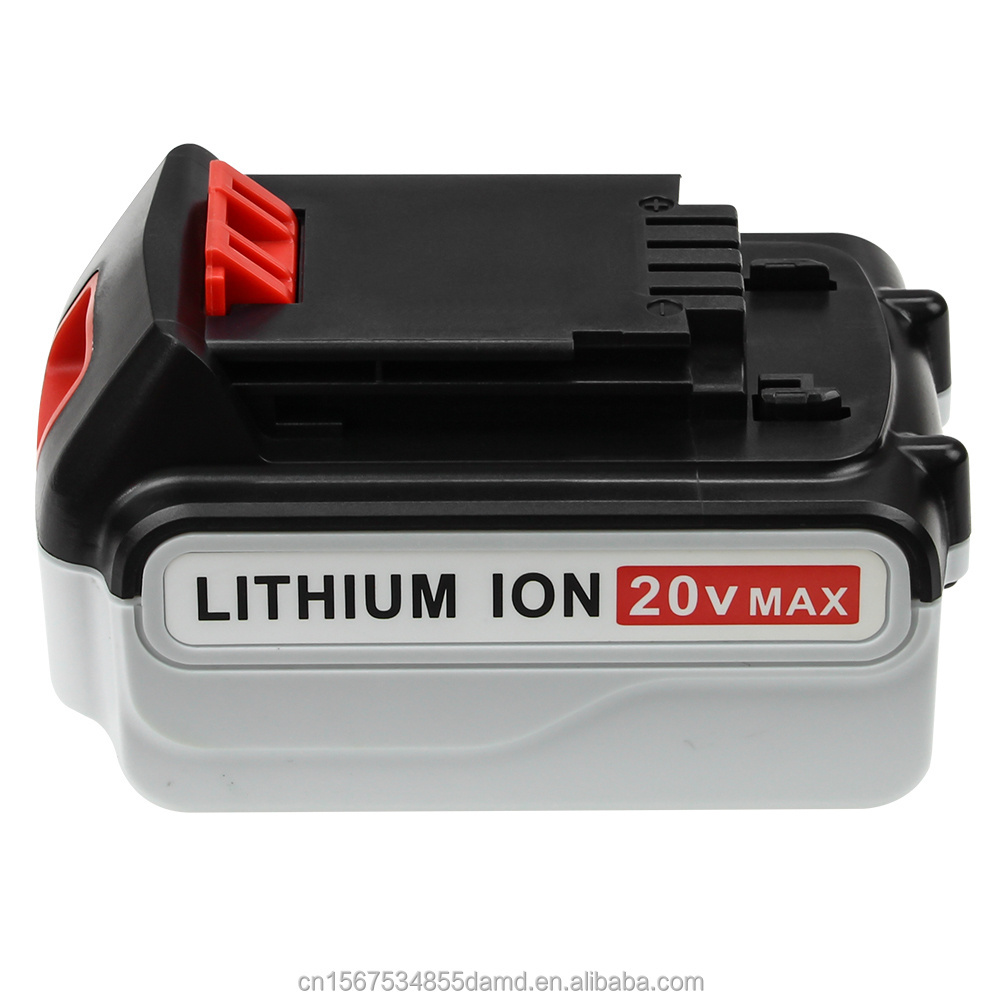 Best Selling 18V/20V 3Ah 4Ah 5Ah 6Ah Lithium-Ion Battery For Black&Deckers Power Tools Cordless Drills LBXR20 LB20 LBX20