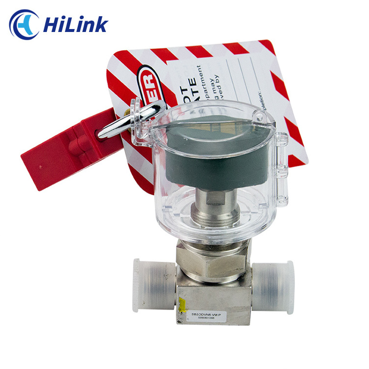 HiLink OEM Manufacturer,Safety Transparent Diaphragm Butterfly Handle Ball Valve Lockout Device