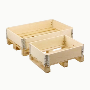 environmentally friendly reusable enclosed rectangle  wooden shipping crate for transport packing