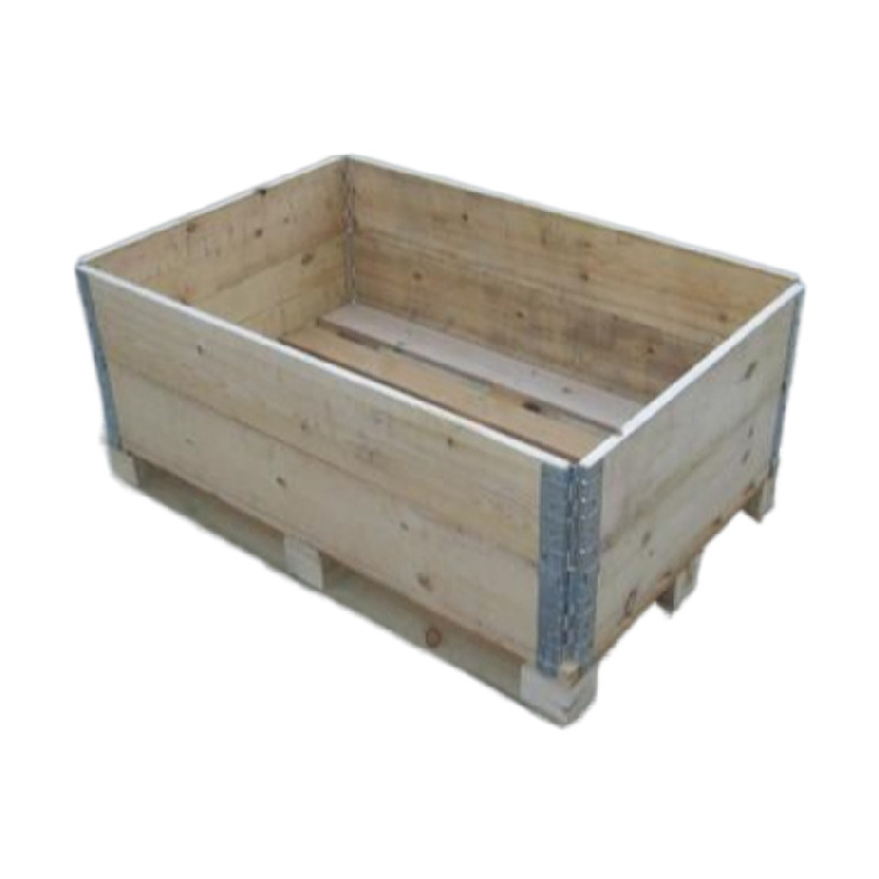 environmentally friendly reusable enclosed rectangle  wooden shipping crate for transport packing