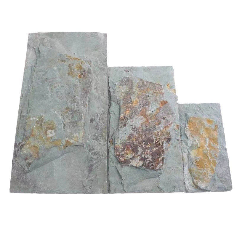 Wholesale Natural Stone Veneer Mushroom Surface Wall Cladding Rust Slate Walls Tiles For Exterior Apartment Mushroom Tile