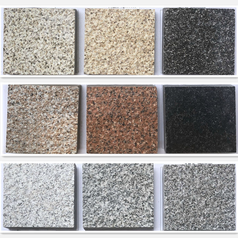 Wholesale Grey Granite Floor Tiles Treads and Risers Stairs Staircases and Steps Natural Stone White Grey Granite Paving Stone