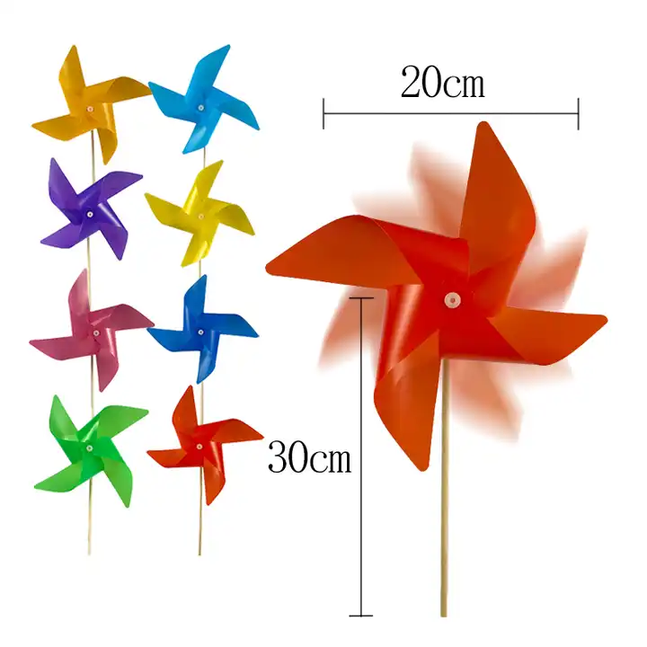 Wholesale High Quality Windmills Toys Garden Windmill Colorful windmills as gifts for children to play with or decorative