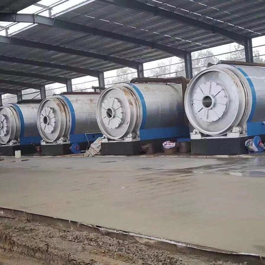 Tyre recycling  Pyrolysis  Plant Waste Plastic Tyre Pyrolysis