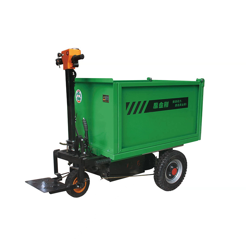 Good quality Electric Battery Power electric wheelbarrow self loading Barrow Mini Dumper with 3 wheels