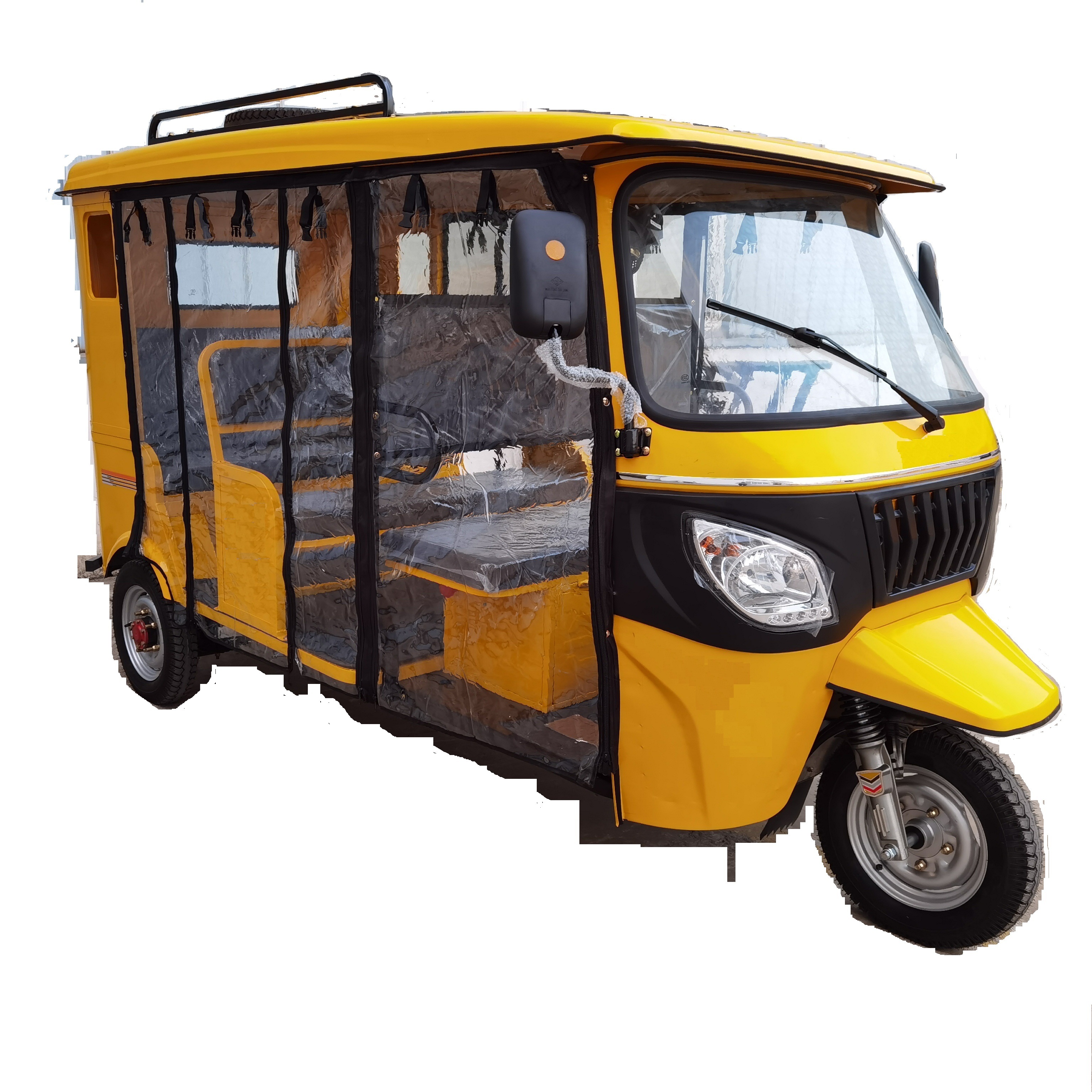 Electric Bajaj Taxi Motor Tricycle 3-Wheel Passenger Trike   Motorcycle