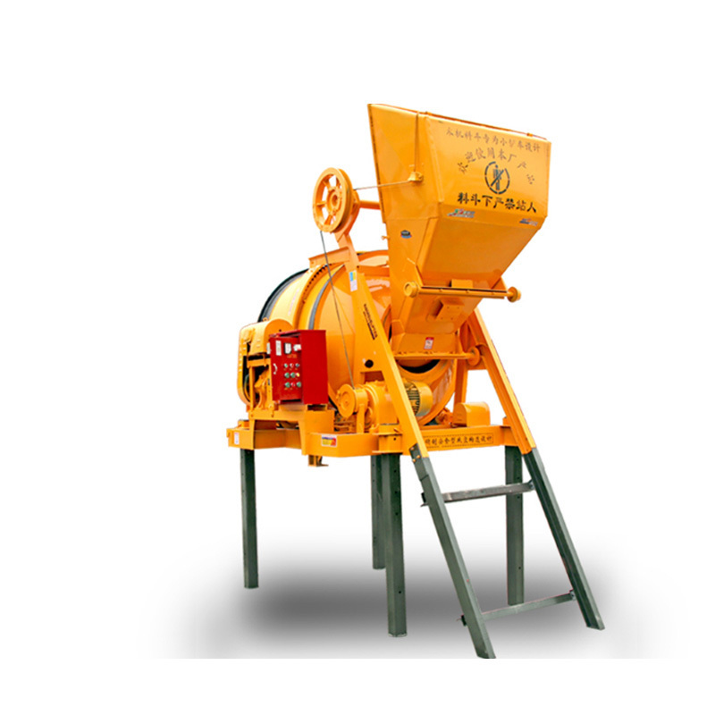 Hot Selling High Efficiency Self Loading Diesel fuel hydraulic lifting hopper JZR500 concrete mixer/Building machine JZR500 read