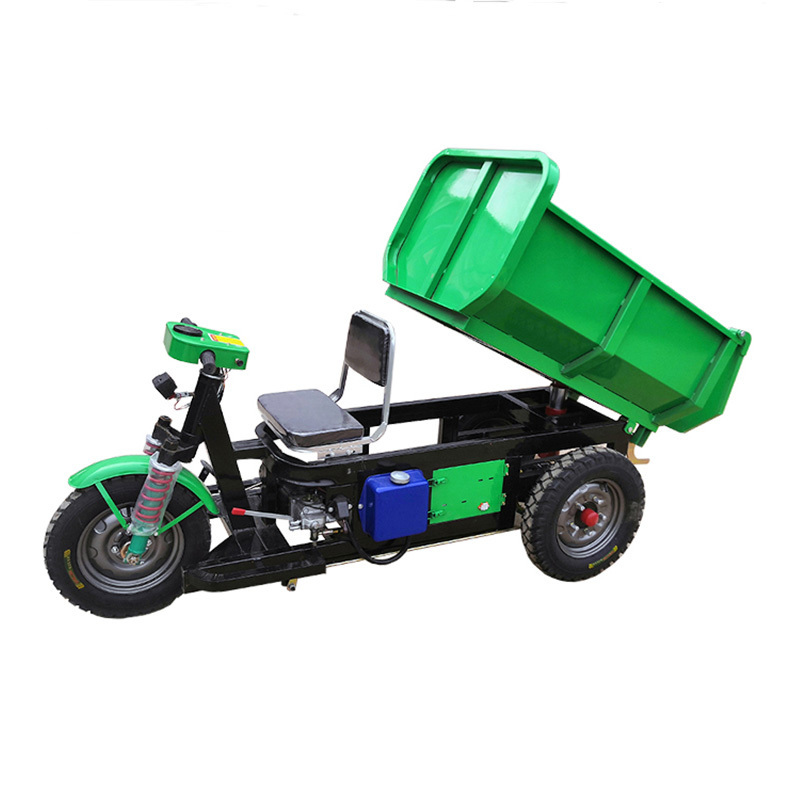 Good quality New type of Automatic unloading electric tricycles electro-hydraulic dump truck construction