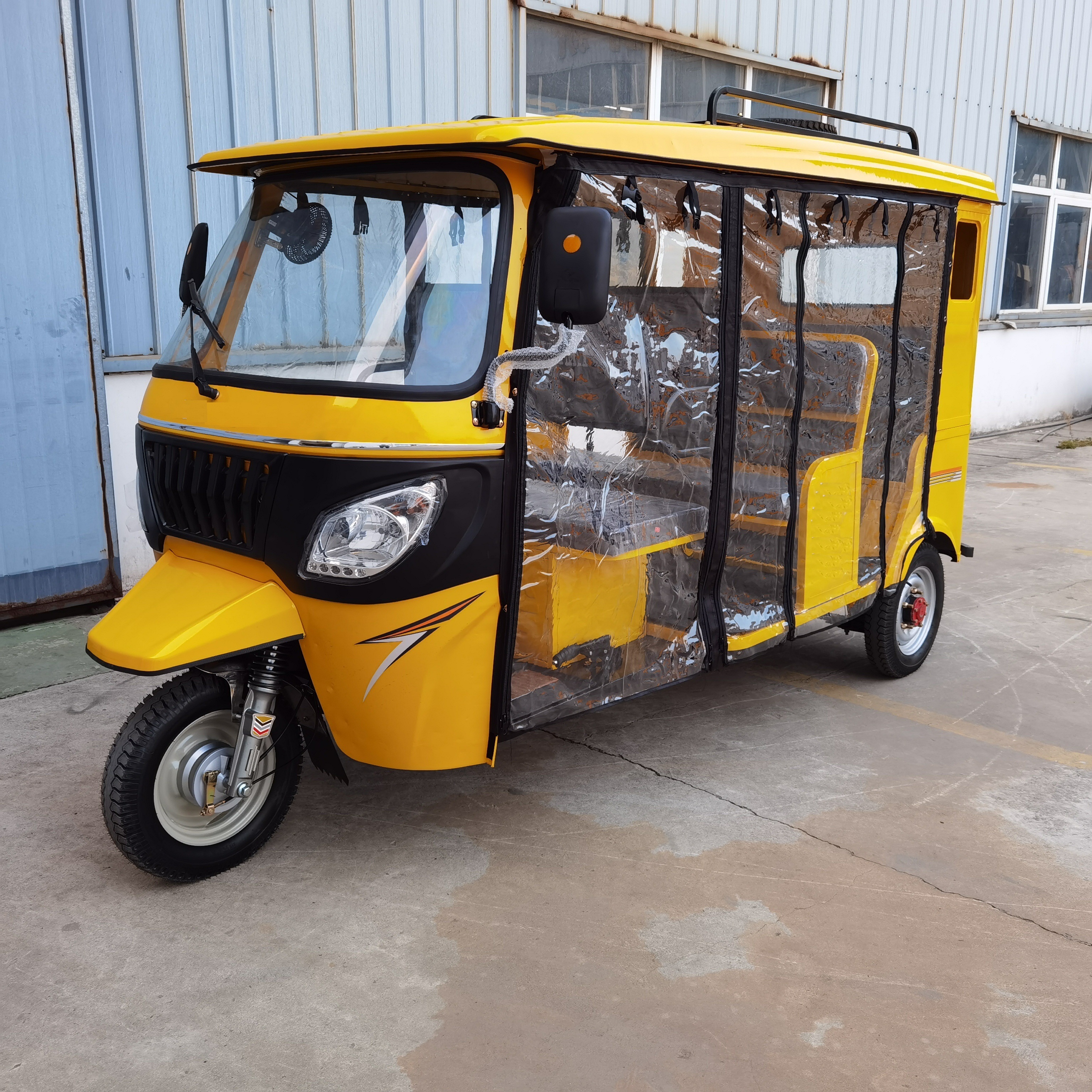 Electric Bajaj Taxi Motor Tricycle 3-Wheel Passenger Trike   Motorcycle