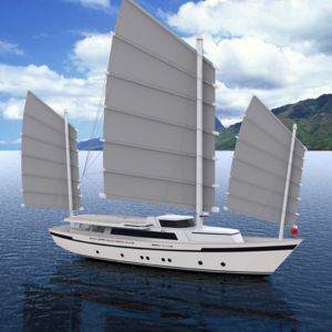 115ft Fishing sailing ship Alloy hull material infinite range boat  custom super yacht luxury mega yacht  for sale