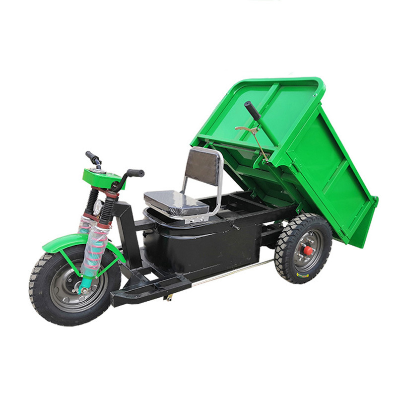 Good quality New type of Automatic unloading electric tricycles electro-hydraulic dump truck construction