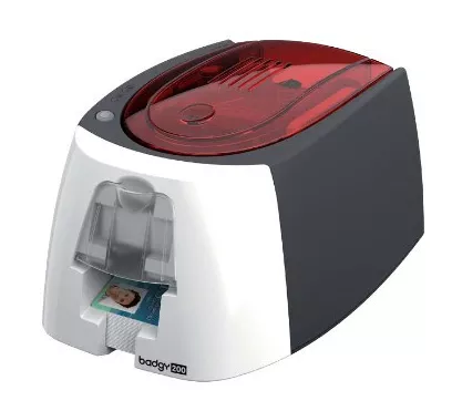 Economical Evolis Badgy100 ID Card Printer Black/ Color Thermal Printer