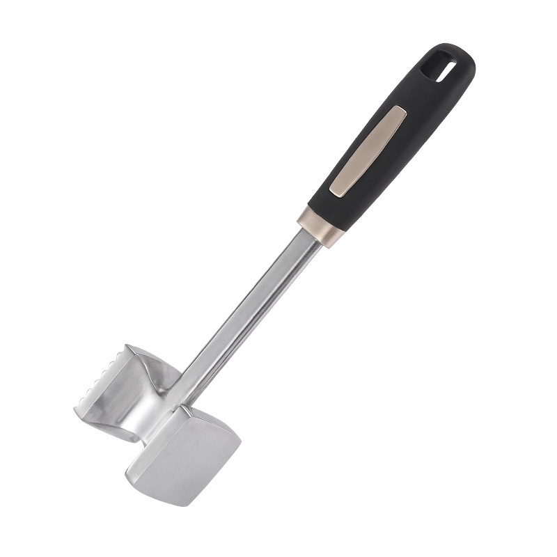 Household kitchen double-sided meat hammer aluminum alloy  handle knock steak ribs tender meat loose meat magic