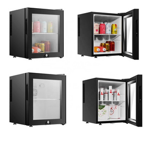 Hot sale table top mini fridge freezer for home hotel bedroom frigo refrigerator mini cooler bar glass door