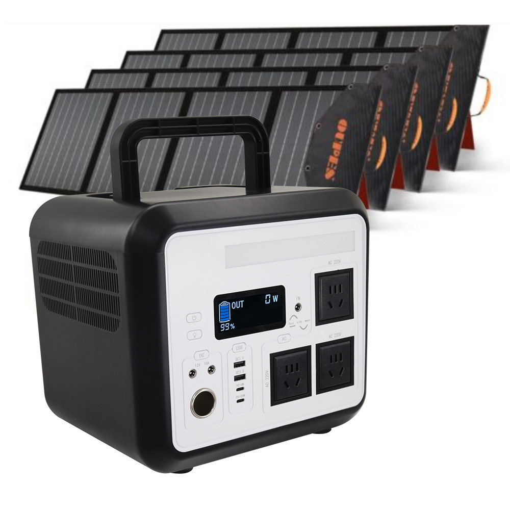 G1200 portable solarbank lifepo4 cells rechargeable battery solar panel system