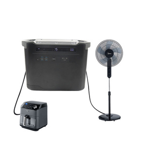 Portable Power Station 2500W Solar Portable Electric Power Station For Home Output 220V 110V Portable Generator 2000W