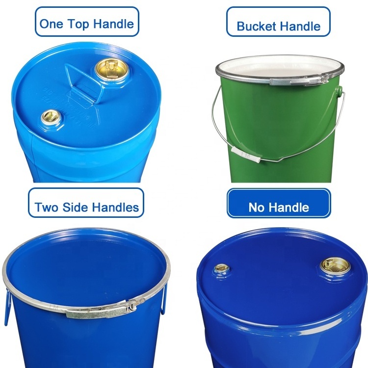 15L 20L 25L 30L 35L 50L 60L 100L 120L customized golden buckets for storage