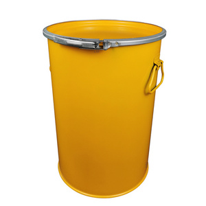 Steel drum container 5 gallon 15L 20L 25L 25L 30L 35L 50L 60L 100L 120L Recyclable with lid for paint