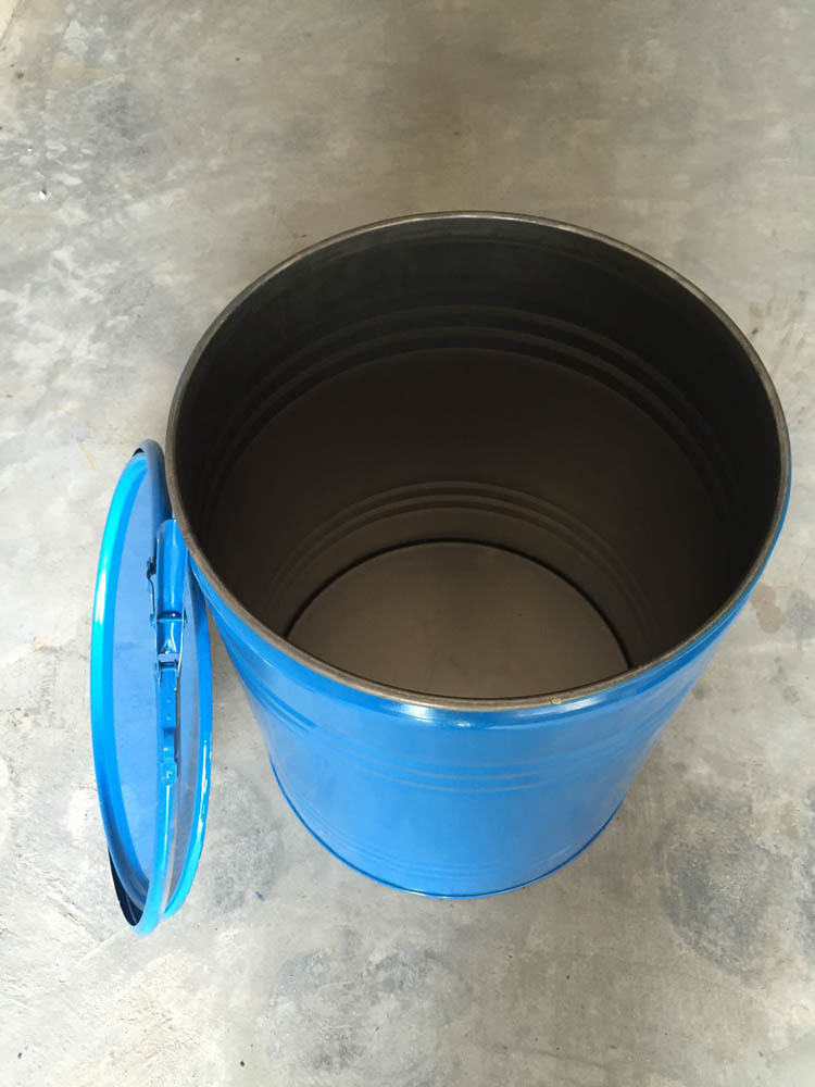 Factory sales inner coating packaging open iron drum 50L sand filled oil general chemical steel drum