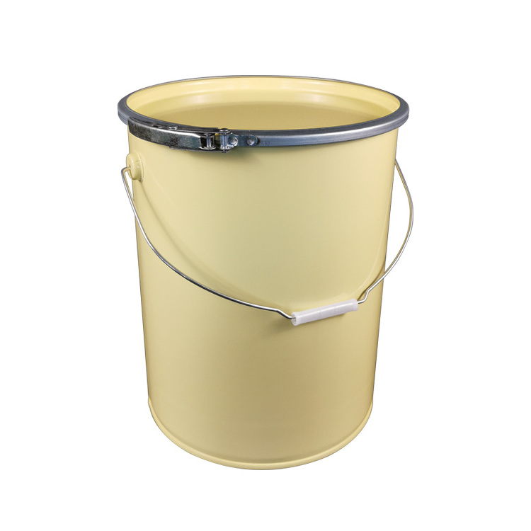 5 gallon 20L Empty Steel Bucket Drum Recyclable Barrel Pail For Chemical Storage