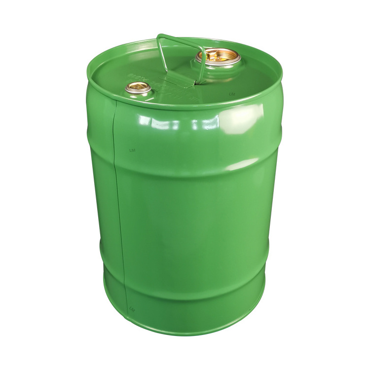 steel drum bucket barrel pail 5 gallon for oil with lid empty for chemical materials