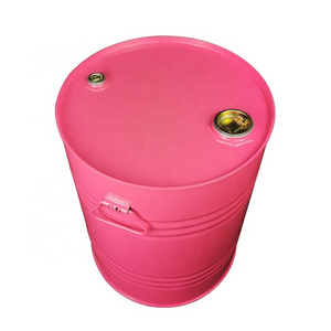 Steel 50L Drum Metal Recyclable Pink Oil Barrel Pail Screw Top Bucket For Petrol