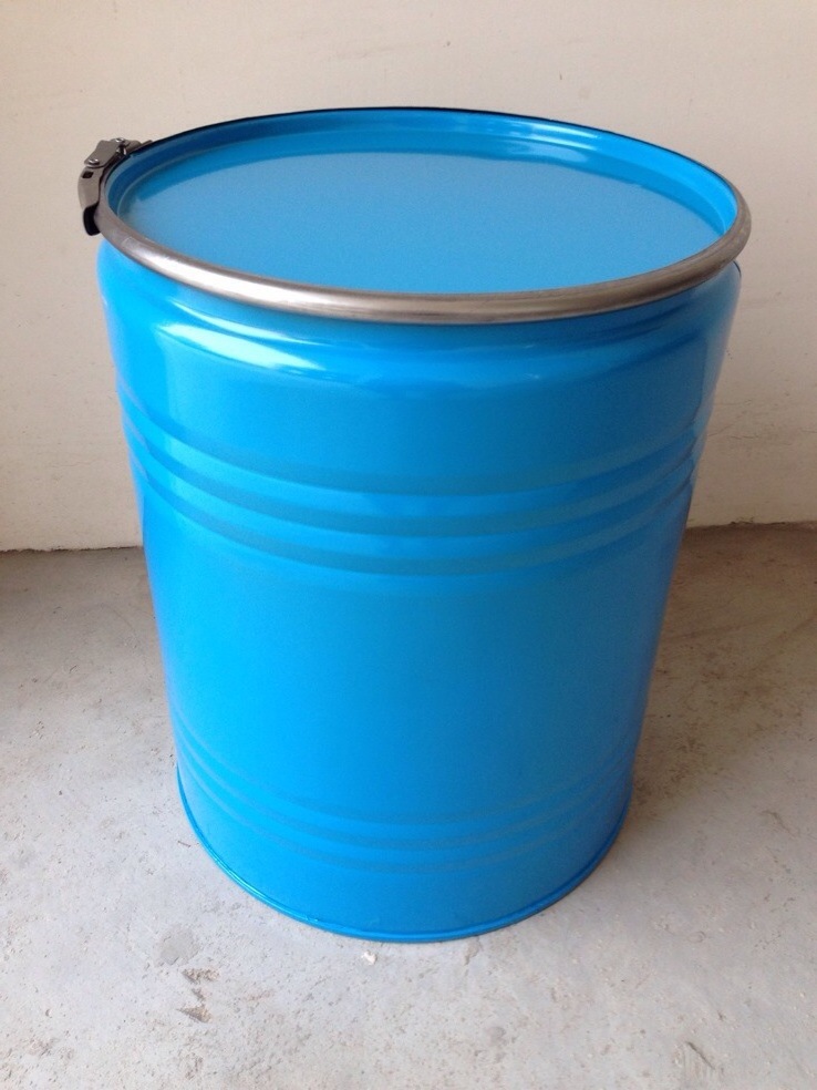 Factory sales inner coating packaging open iron drum 50L sand filled oil general chemical steel drum