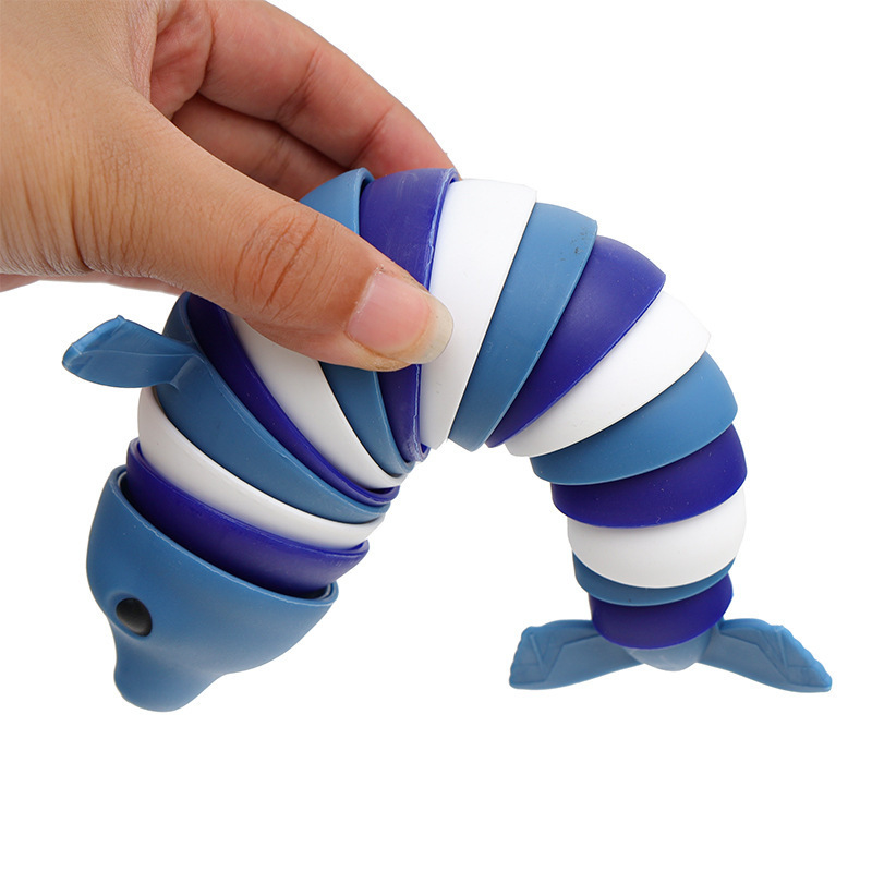 TikTok explosive19cm ocean shark dolphin Product Ideas 2023 Unique Gadgets Stress Relief Toys for children educational Slugs