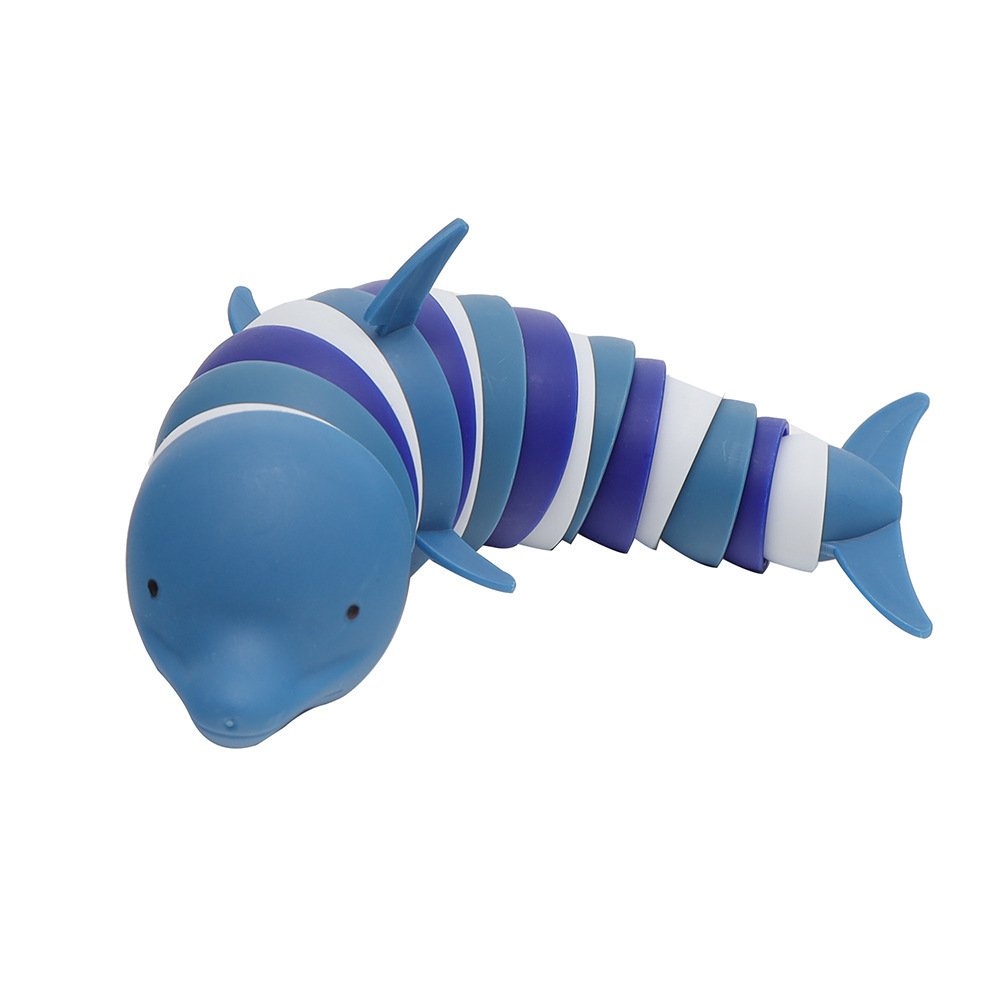 TikTok explosive19cm ocean shark dolphin Product Ideas 2023 Unique Gadgets Stress Relief Toys for children educational Slugs