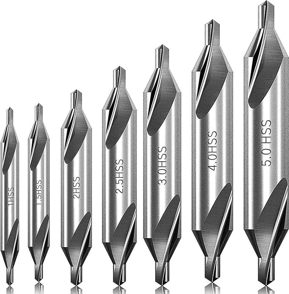 Hss High Speed Steel Center Drill Bit For Matel Drilling Tungsten Carbide Center Boor Bits