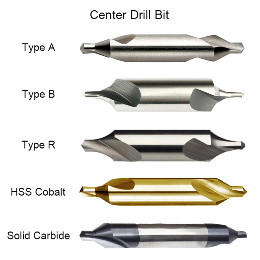 1mm 1.5mm 2mm 3mm 2.5mm 4mm 5mm 6mm Type A Hss 6542 Center Drill Bit For Metal Drilling Holes