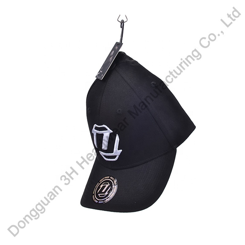 Wholesale Low Profile Quick Dry 6 Panel Sports Baseball Caps for Men Custom 3D Embroidery Logo Fitted Caps Hats