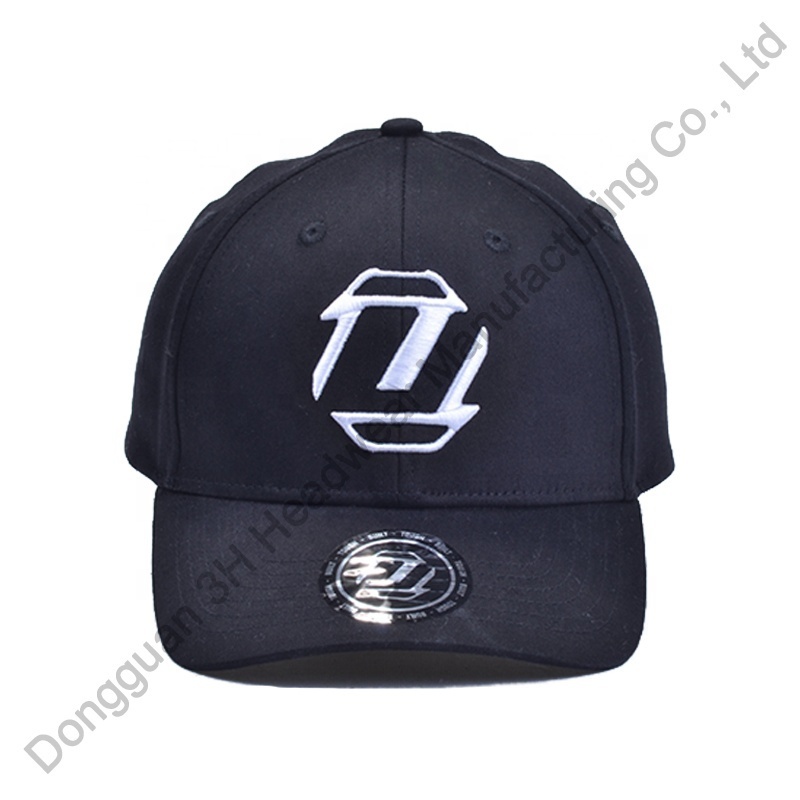 Wholesale Low Profile Quick Dry 6 Panel Sports Baseball Caps for Men Custom 3D Embroidery Logo Fitted Caps Hats