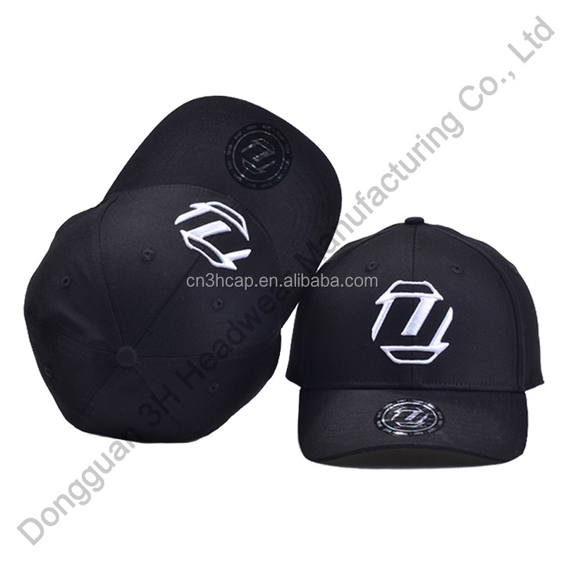 Wholesale Low Profile Quick Dry 6 Panel Sports Baseball Caps for Men Custom 3D Embroidery Logo Fitted Caps Hats BestSuppliers