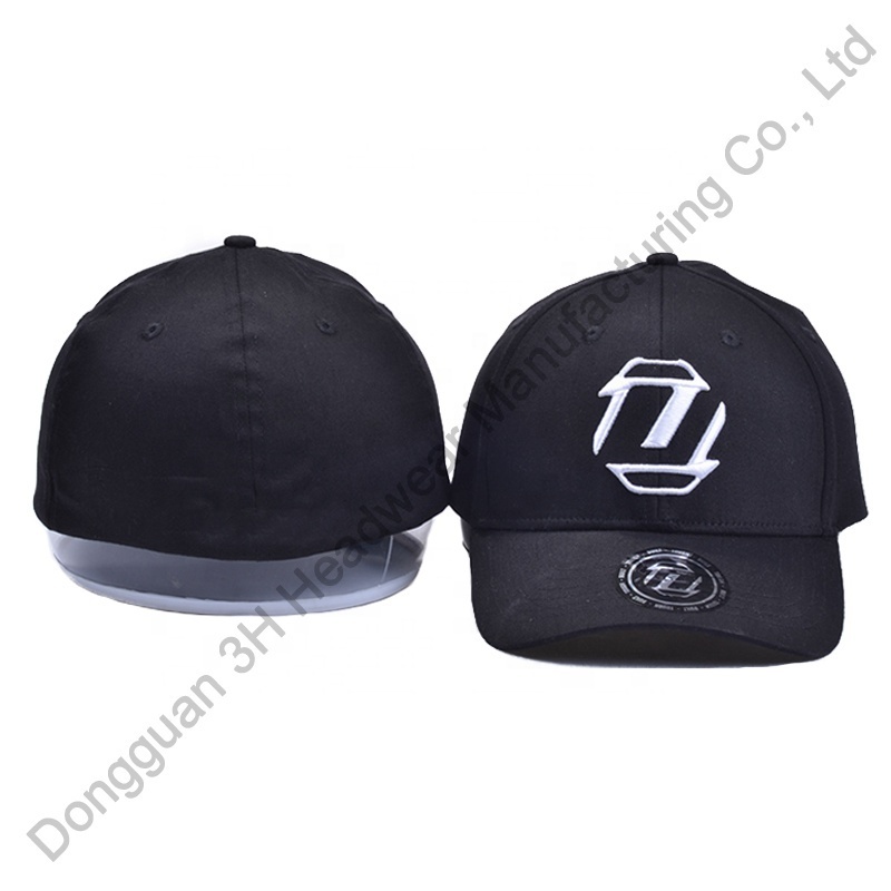 Wholesale Low Profile Quick Dry 6 Panel Sports Baseball Caps for Men Custom 3D Embroidery Logo Fitted Caps Hats