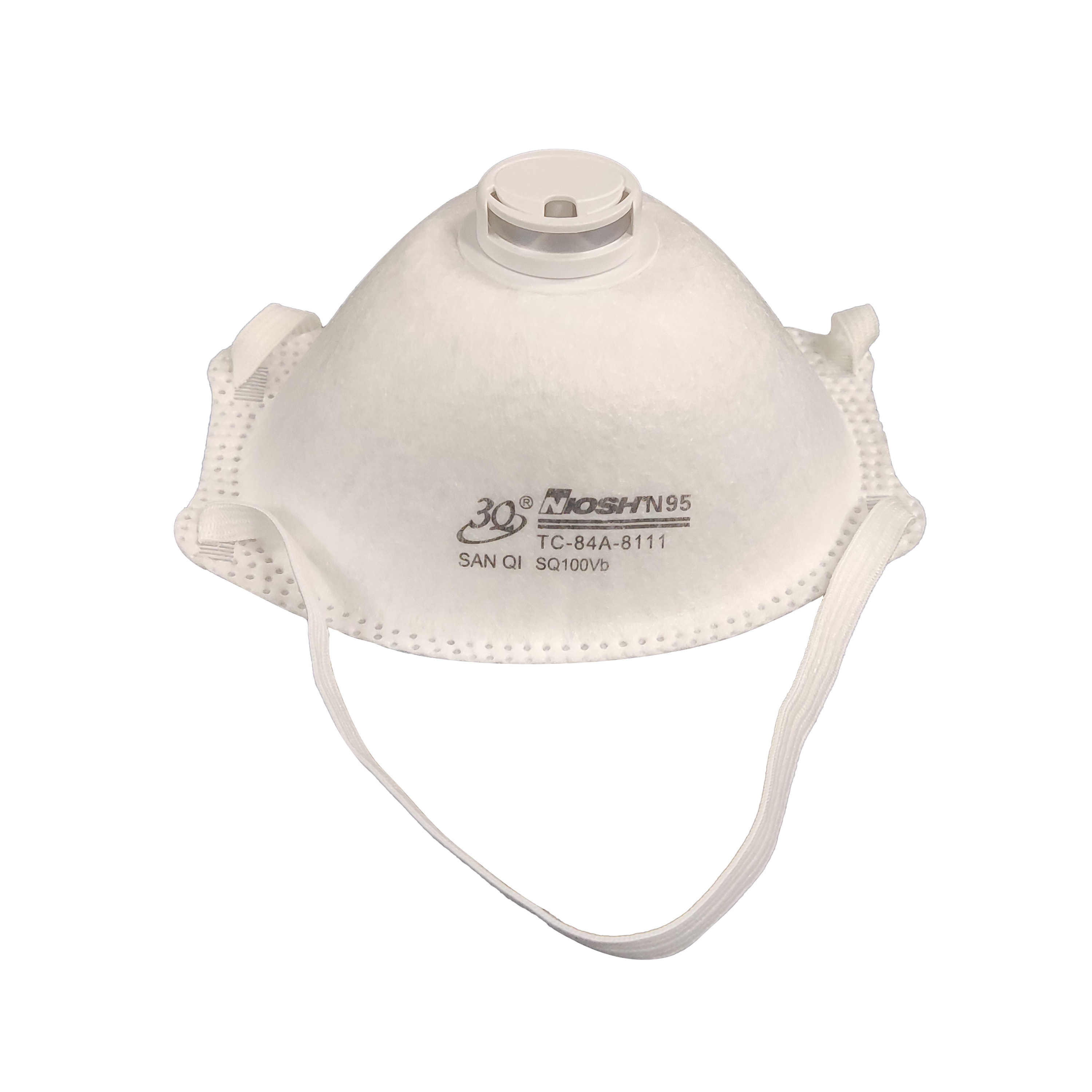 Niosh N95 Dust Mask with Valve Cup Shape N95 Facemask Disposable Printed Logo N95mask