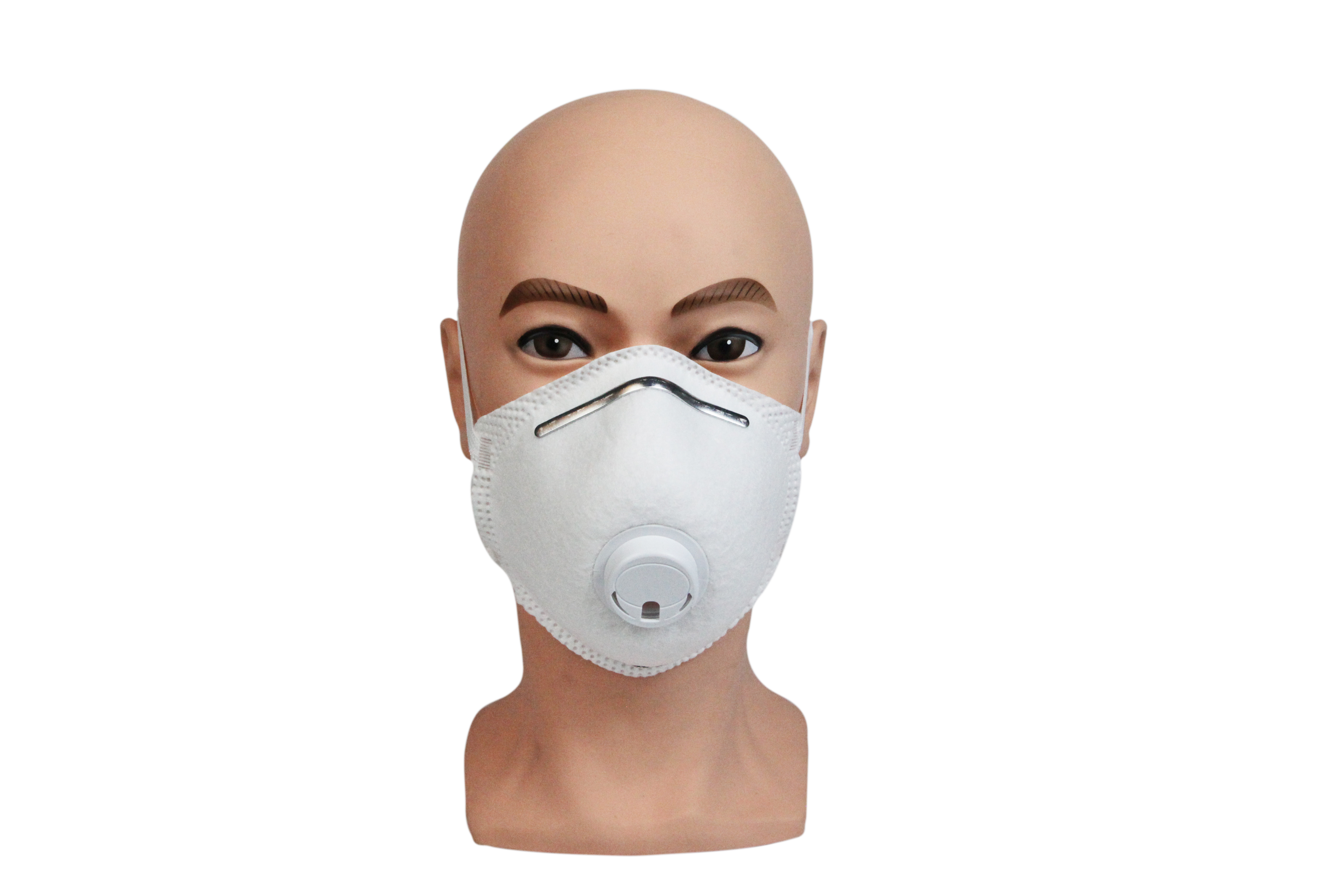 Niosh N95 Dust Mask with Valve Cup Shape N95 Facemask Disposable Printed Logo N95mask